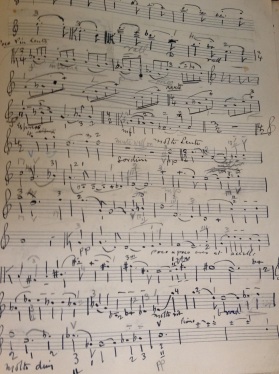 The original manuscript of Tertis' Viola arrangement of Delius' 2nd Violin Sonata 